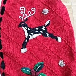 Vtg Ugly Christmas Sweater  Vest size m